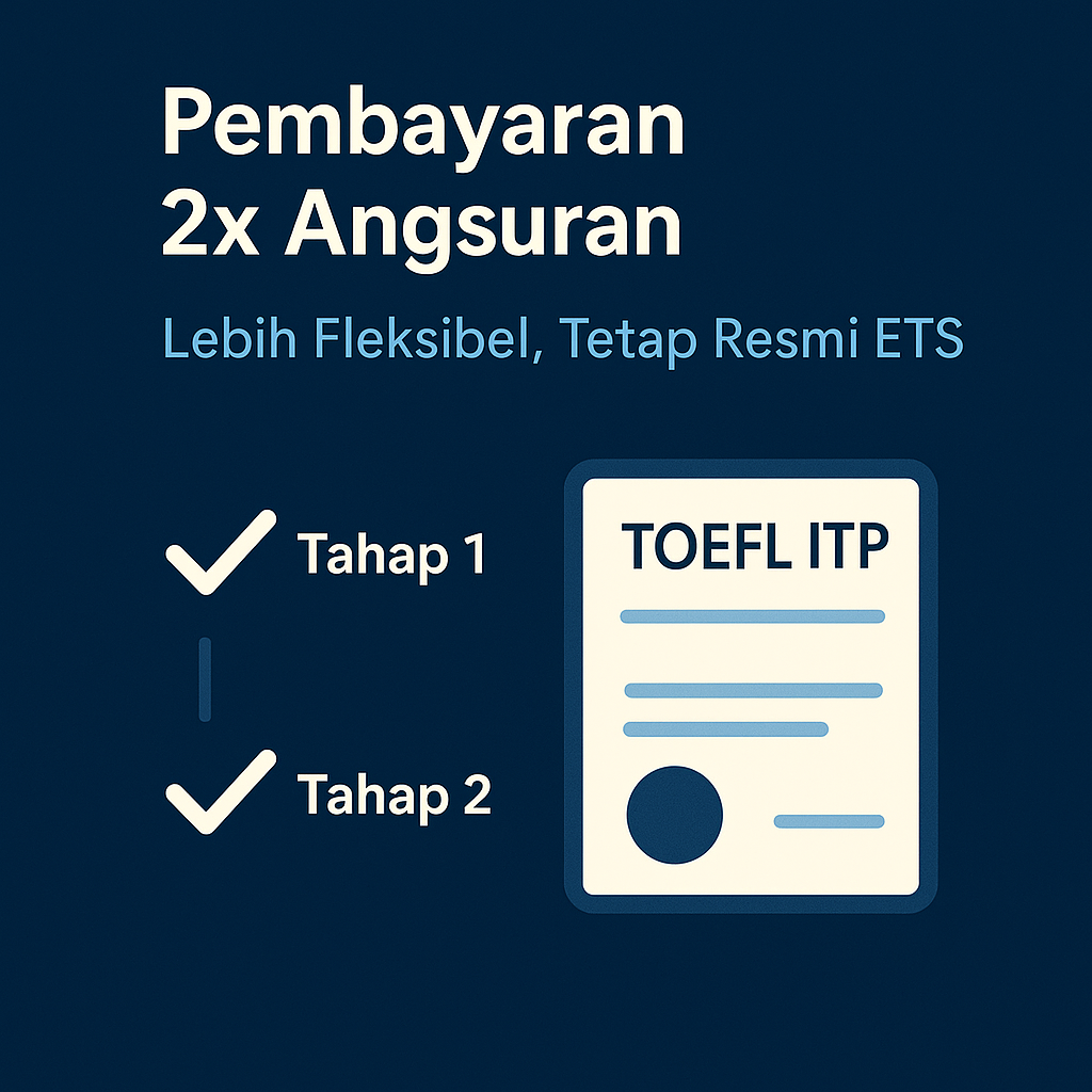 Program Bundling TOEFL ITP (2x Angsuran): Solusi Pembayaran yang Lebih Fleksibel